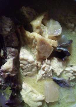 Kotokan tahu tempe + ikan pe (pari)