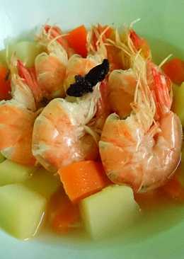 Sup Udang Sayur Simple u sikecil