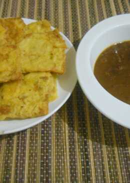 Tempe Mendoan dan Sambal Petis