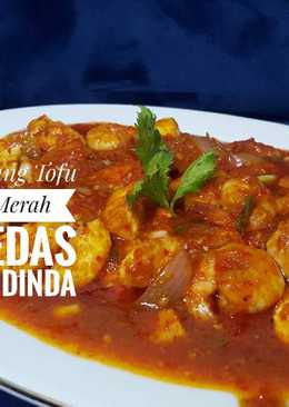 Udang Tofu Bumbu Merah Pedas