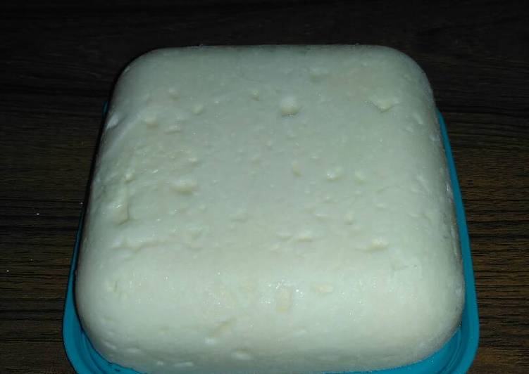 bahan dan cara membuat Mozarella Cheese Kw