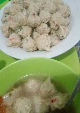 Bakso Rambutan (Bakso Ayam Kres- Giling Blender)