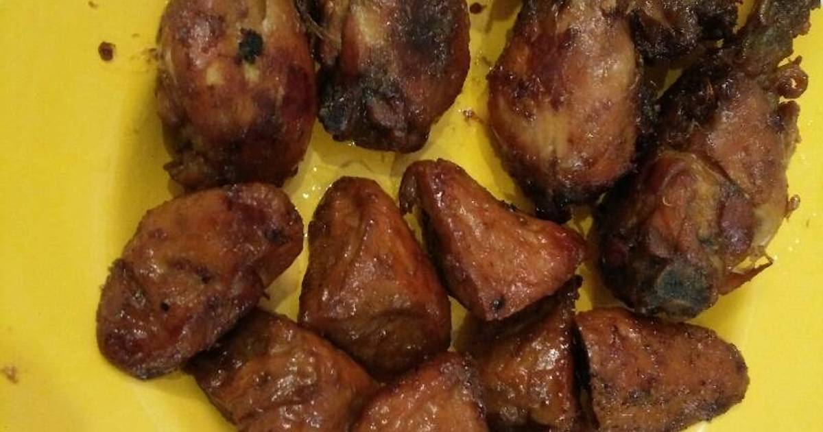 Resep Ayam dan tahu bacem mantap ala atika.arsy