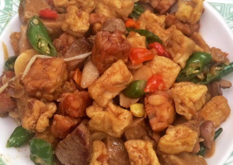 resep masakan Oseng Tahu Tempe 