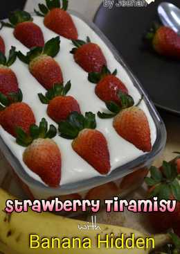 Strawberry Tiramisu With Banana Hidden