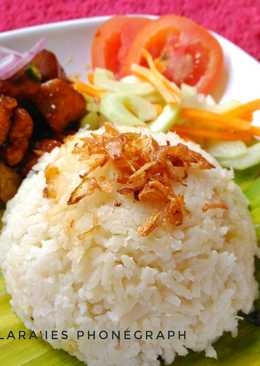 Nasi Gurih Ricecooker Pasti Pulen