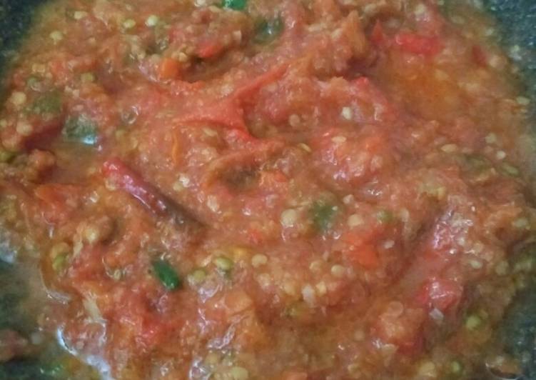 resep lengkap untuk Sambal Sari Laut