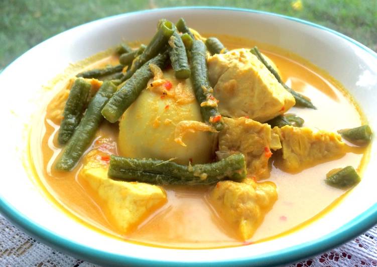 gambar untuk cara membuat Gulai Telur, Kacang Panjang n Udang Rebon