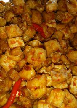 Tahu tempe bumbu balado