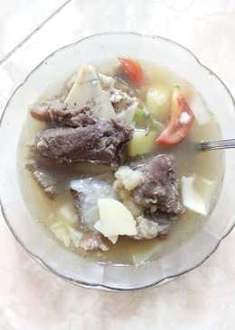 Sop iga sapi simple