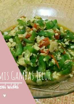 Tumis gambas telur