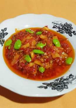Sambal nanas teri pete