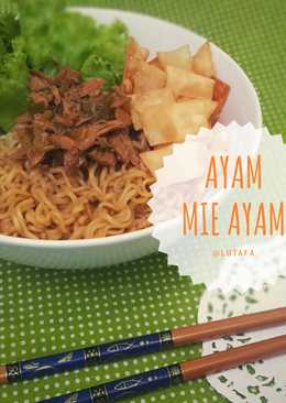 Ayam kecapnya mie ayam