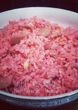 Nasi goreng merah khas makassar