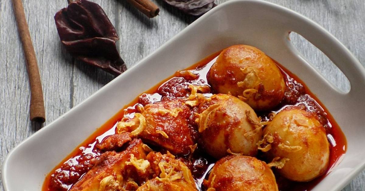  Resep Ayam Telur Masak Habang otentik khas Banjarmasin 