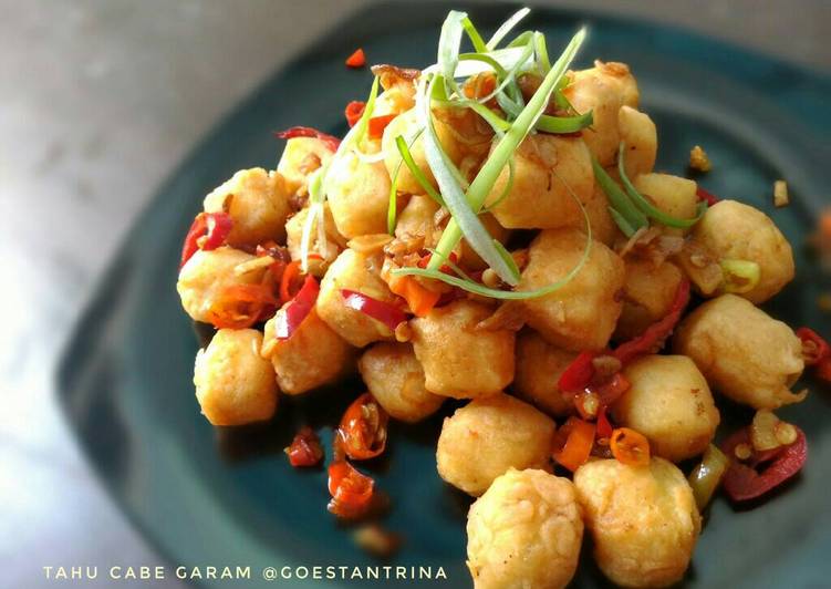 Resep Tahu Cabe Garam