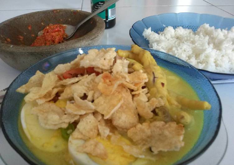 resep Soto Ceker Santan