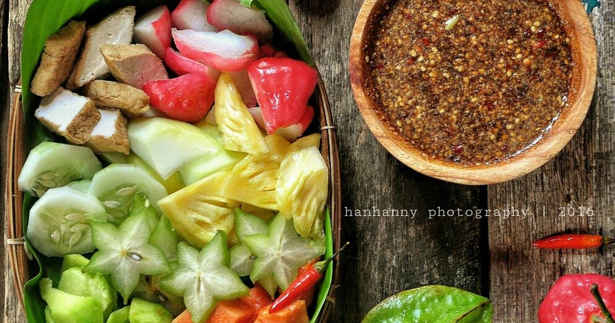 32 resep  bumbu  rujak kacang  buah  enak dan sederhana Cookpad