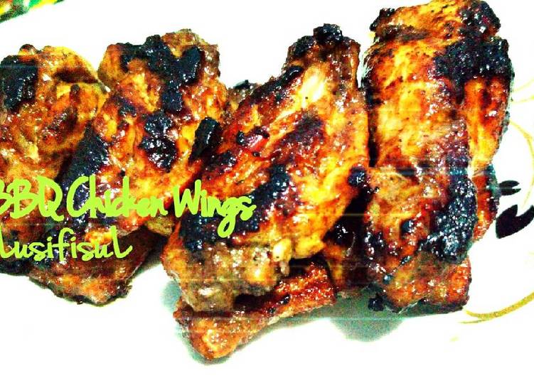 gambar untuk cara membuat BBQ Chicken Wings (No Oven)