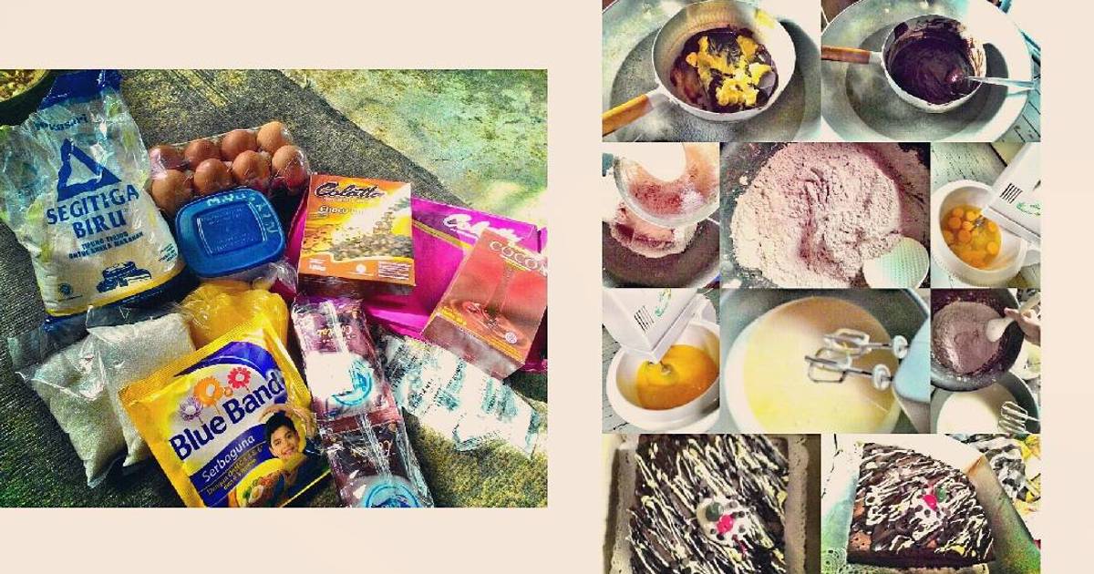 Resep Brownies Coklat Lapis Kukus Resep Brownies Coklat Lapis Kukus
