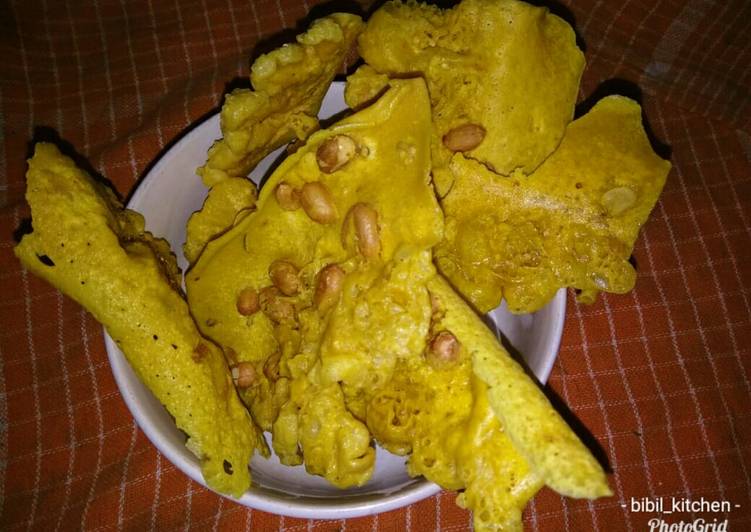 resep makanan Rempeyek kacang tanah kriuk tanpa santan