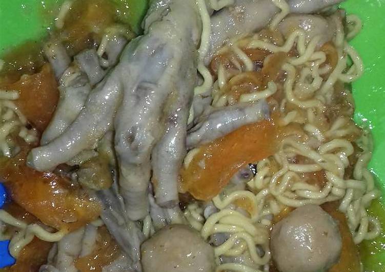 resep makanan Seblak ceker bakso makyuuuussss asli bdg