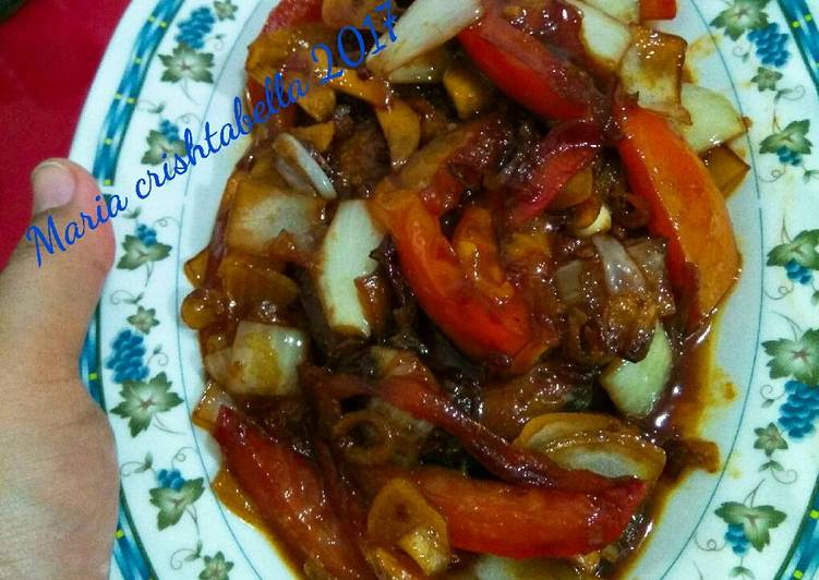 resep Ikan tenggiri goreng(siram kecap)