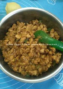 Ayam saus tiram (isian roti)