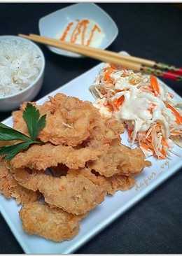 Crispy Chicken Bites with salad mayonnaise ala hokben (#pr_ayam)