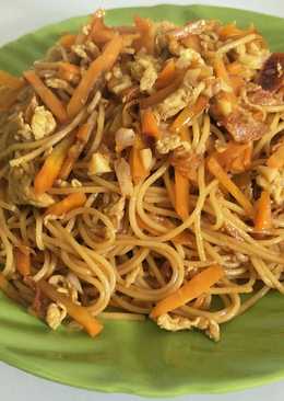 Mie spaghetti #BikinRamadanBerkesan