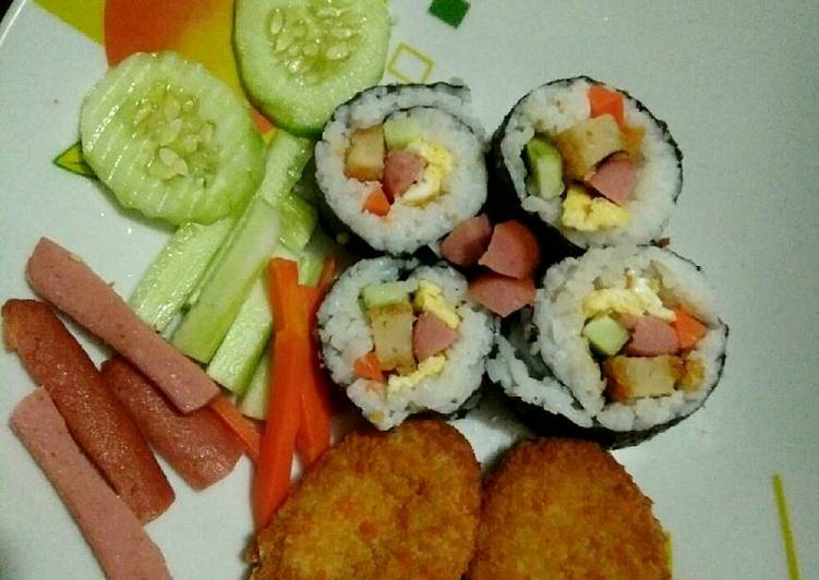 gambar untuk resep Sushi dengan saus bento