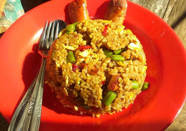 Resep Vegetable Mix Fried Rice Kiriman dari Priska Wogono