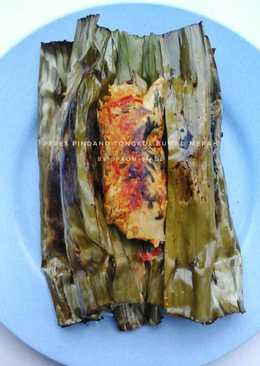 Pepes tongkol bumbu merah