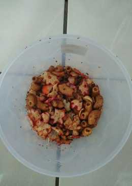 Seblak kering nipuk(makaroni krupuk)