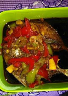Bawal Goreng Kuah Kecap