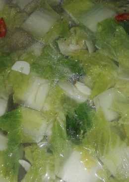 Sayur bening sawi putih