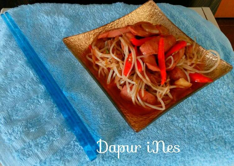 Resep Tumis TOGSIS (Toge Sosis) Dari Dapur iNes