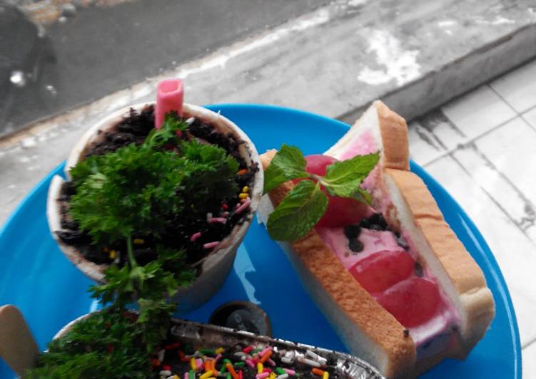 gambar untuk cara membuat ice crem kuburan,pot dan potong singapore