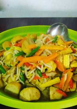 Tumis toge sayur tahu