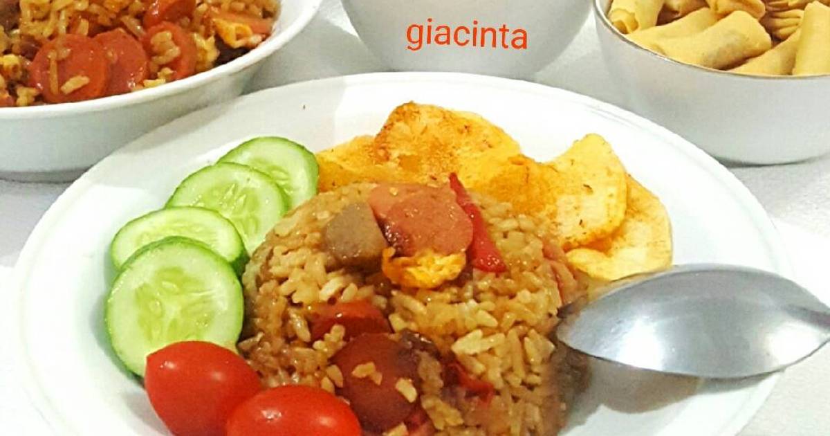  Resep  Nasi  goreng  spesial  pr nasi  goreng  oleh Giacinta 