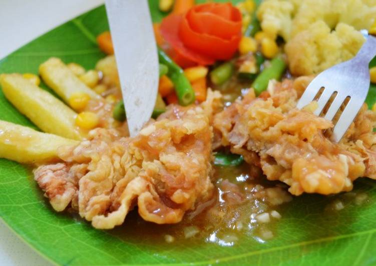 resep Steak Crispy Ala Waroeng Steak And Shake (WSS)