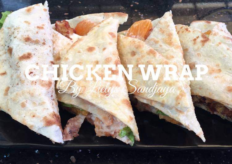 resep masakan Chicken wrap