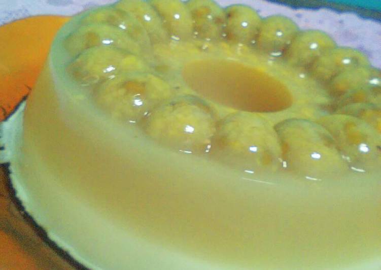 gambar untuk cara membuat agar-agar kacang hijau