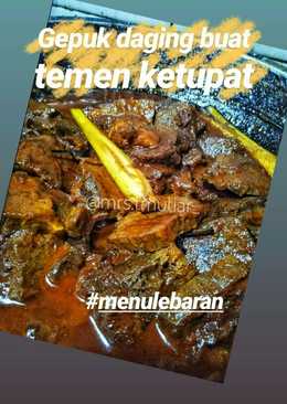 Gepuk daging sapi ala sunda