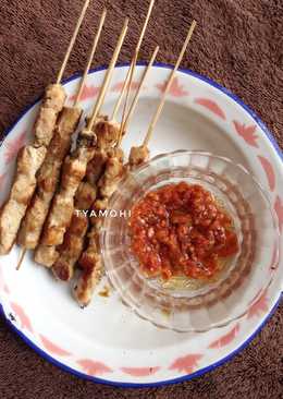 Sate Tuna Sambal Bawang Panggang Teflon