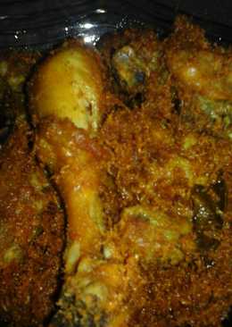 Ayam goreng srundeng klapa mancap