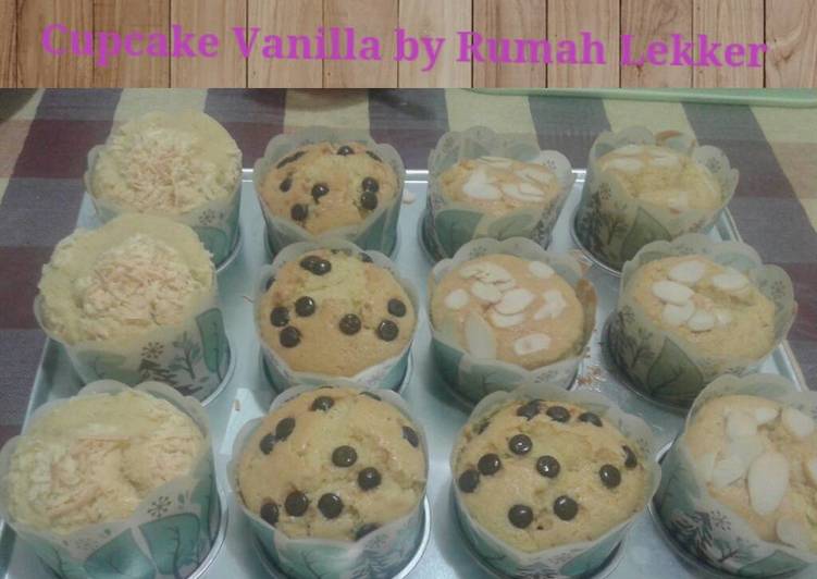 Resep VaniLLa Cupcake Kiriman dari Damaliya