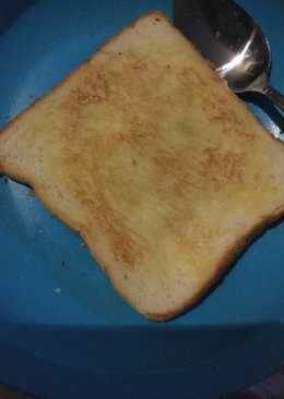 Roti bakar tanpa topping