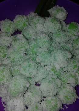 Klepon Kenyal Kenyol (tanpa air kapur)