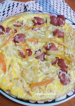 Omelet Telur dan Kentang